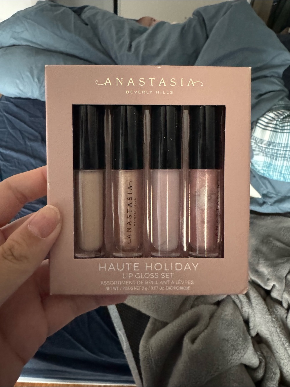 Anastasia Beverly Hills Lip Gloss Set - Shimmery Nude, Rose, Pink, Champagne